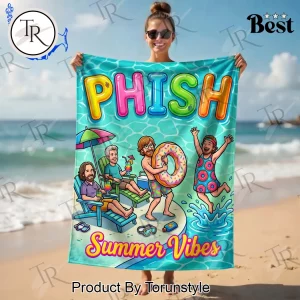 Phish Band Summer Vibes Fun Beach Towel