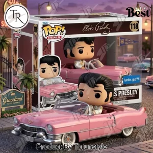 Elvis Presley Graceland Pink Cadillac Funko Pop! Rides Figure