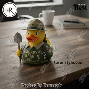 Smokey Bear 120th Anniversary Commemorative USFS Resin Duck