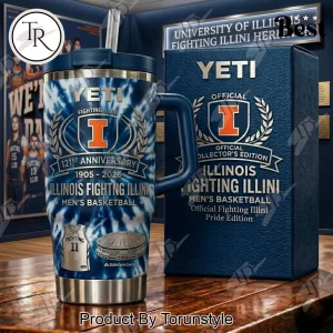 YETI University of Illinois Fighting Illini 121st Anniversary Collector’s Edition Handle Tumbler