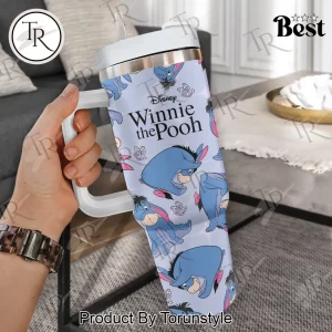 Winnie the Pooh Eeyore Patterned 100th Anniversary 40oz Tumbler