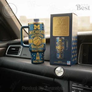 Michigan Wolverines NCAA National Champions Collector’s Edition Commemorative Tumbler