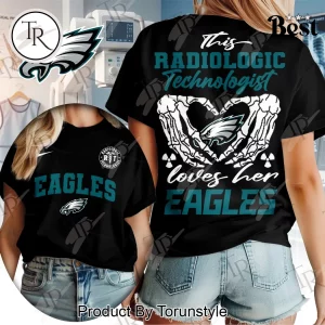 Philadelphia Eagles Radiologic Technologist Women’s “Loves Her Eagles” T-Shirt