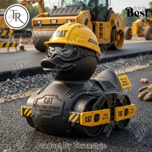 CAT Road Roller Duck Smooth Operator Edition Figurine