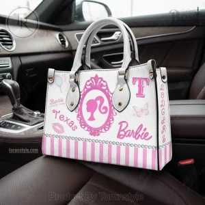 Barbie Texas Pink Striped Night Game Handbag