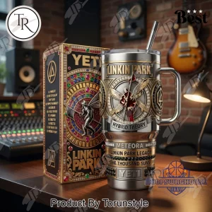 Linkin Park Hybrid Theory Meteora The Thousand Suns Deluxe YETI Insulated Tumbler Mug