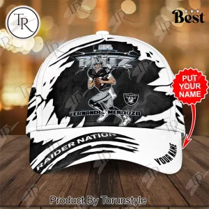 NFL Las Vegas Raiders Fernando Mendoza Personalized Fan Cap