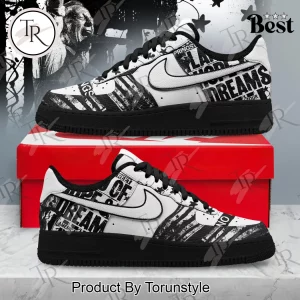 Bruce Springsteen America Tour Grunge Text Design Sneakers