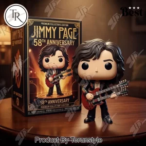 Led Zeppelin Jimmy Page 58th Anniversary Premium Collectible Figure