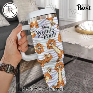 Winnie the Pooh Tigger 100 Years Patterned Insulated Travel Tumbler