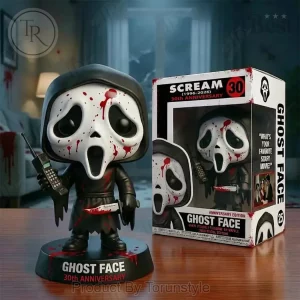 Scream Ghost Face 30th Anniversary Blood Splatter Collectible Vinyl Figure