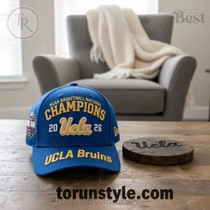 UCLA Bruins National Champions 3D Embroidered Blue Cap