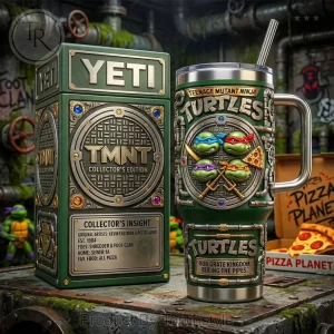 Teenage Mutant Ninja Turtles TMNT Collector’s Edition 3D Embossed YETI Tumbler