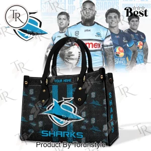 Cronulla Sharks Personalized Rugby League Fan Handbag