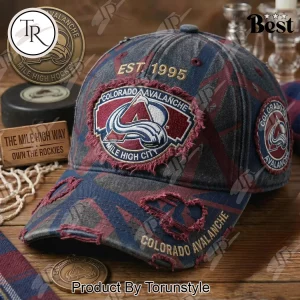 Colorado Avalanche Vintage Distressed Est. 1995 Baseball Cap
