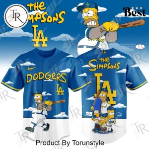 LA Dodgers The Simpsons Home for MVP Baseball Jersey