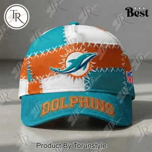 Miami Dolphins NFL Premium Patchwork Snapback Cap