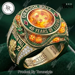 Dragon Ball 40 Years of Legend Premium Dragon Design Ring
