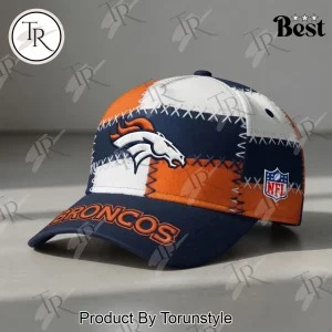 Denver Broncos Official NFL Patchwork Embroidered Snapback Cap