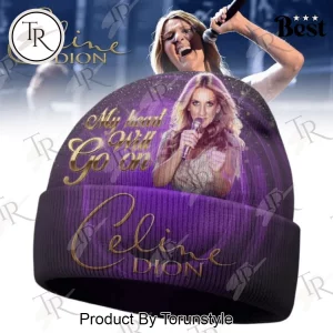 Celine Dion Iconic My Heart Will Go On Fan Beanie Hat