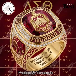 Delta Sigma Theta Premium Gold 1913 Founders Edition Ring
