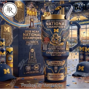 2026 Michigan NCAA National Champions Ultimate Collector’s Edition Tumbler