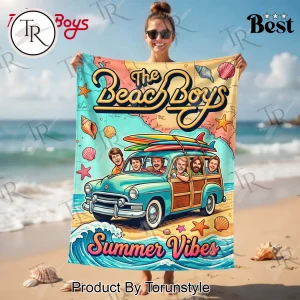 The Beach Boys Summer Vibes Colorful Beach Towel