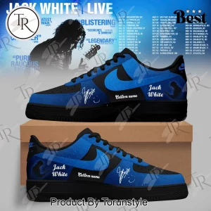 Jack White Blue Black Fan Edition Shoes