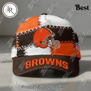 Cleveland Browns NFL Premium Patchwork Embroidered Snapback Cap