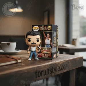 Freddie Mercury 80th Birthday Special Edition Live Aid 1985 Vinyl Figure