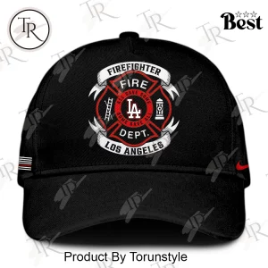Los Angeles Dodgers Firefighter Appreciation Thin Red Line Baseball Cap