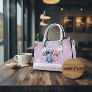Stitch And Angel Forever Love Couple Handbag