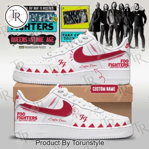 Foo Fighters Take Cover Tour 2026 Personalized Limited Edition AF1 Sneakers
