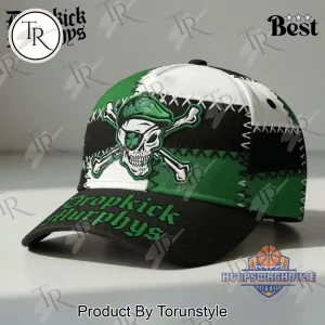 Dropkick Murphys Irish Punk Shamrock Skull Patchwork Baseball Cap