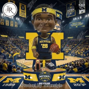 Michigan Wolverines 2026 National Champions Collectible Bobblehead Figure