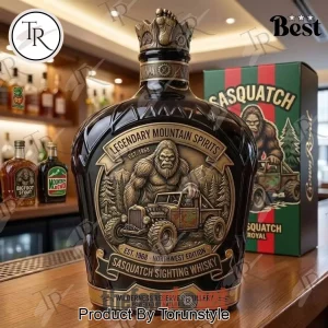 Legendary Mountain Spirits Sasquatch Northwest Edition Collectible Whisky Bottle