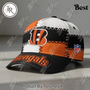 Cincinnati Bengals Premium Patchwork Embroidered Snapback Cap