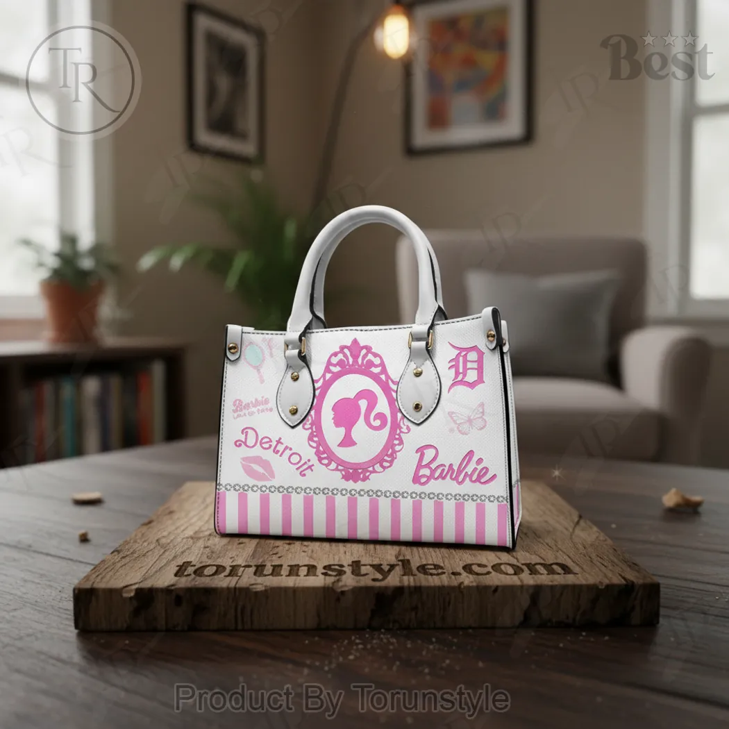 Barbie Detroit Tigers Pink Night Game Handbag Barbie Detroit Tigers Pink Night Game Handbag