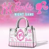 Barbie Seattle Mariners Night Game Pink Striped Handbag