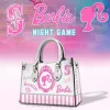 Barbie Texas Pink Striped Night Game Handbag