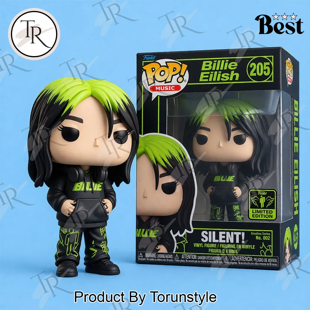 Billie Eilish POP! Music 205 Silent Limited Edition Vinyl Figure Billie Eilish POP! Music 205 Silent Limited Edition Vinyl Figure