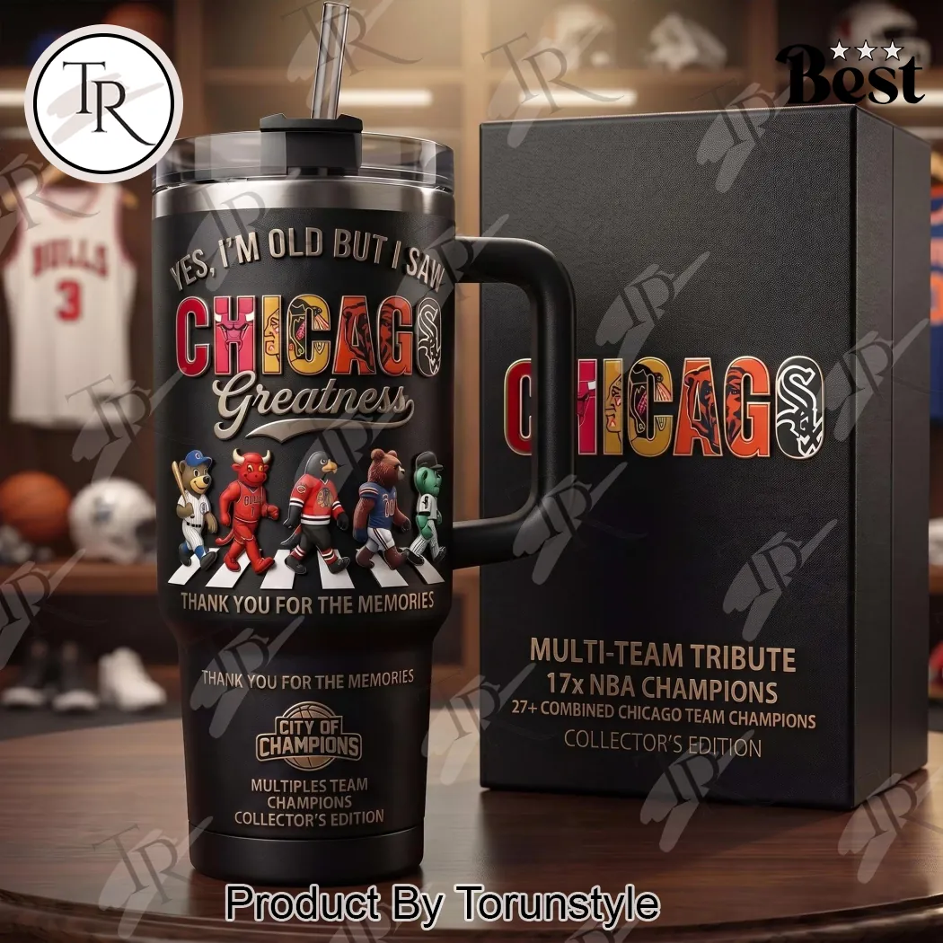 Chicago Greatness Multi-Team 3D Collector’s Edition Handle Tumbler Chicago Greatness Multi-Team 3D Collector’s Edition Handle Tumbler