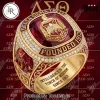 AC/DC Premium Gold Tone ‘Back in Black’ Diamond Accented Ring