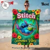 Hello Kitty Summer Vibes Vibrant Tropical Beach Towel