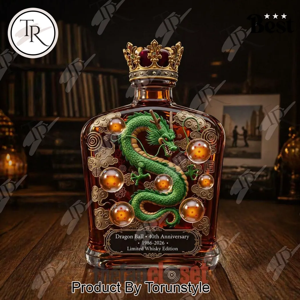 Dragon Ball 40th Anniversary Limited Edition Collectible Whiskey Bottle Dragon Ball 40th Anniversary Limited Edition Collectible Whiskey Bottle