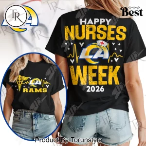 Los Angeles Rams 2026 Nurses Week NFL Women’s T-Shirt