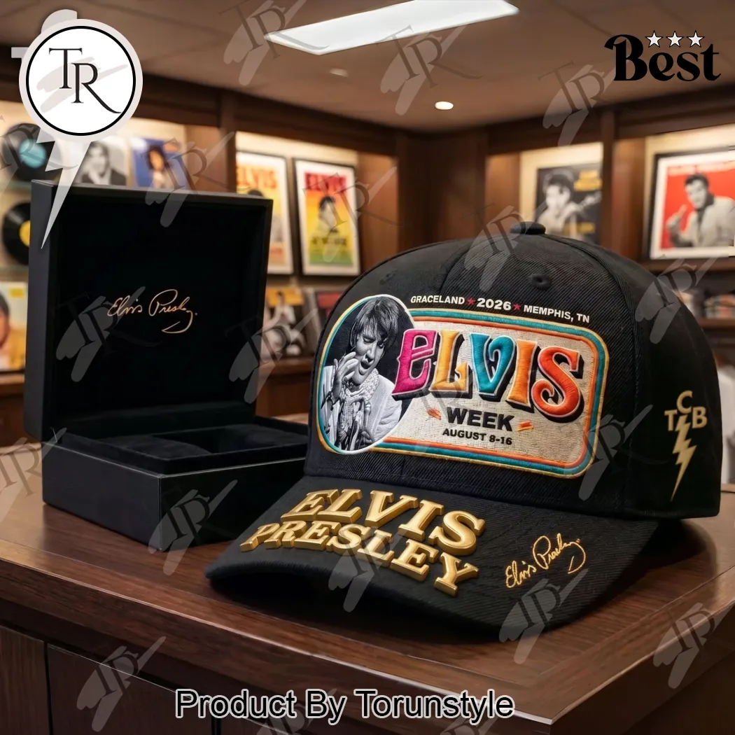 Elvis Presley Graceland 2026 Commemorative Premium Baseball Cap Elvis Presley Graceland 2026 Commemorative Premium Baseball Cap