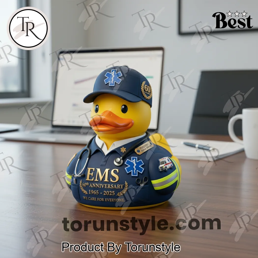 Emergency Medical Services 60th Anniversary Collectible Rubber Duck Emergency Medical Services 60th Anniversary Collectible Rubber Duck