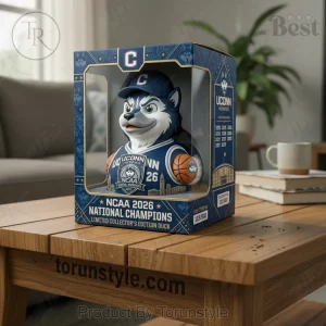 UConn Huskies 2026 NCAA National Champions Limited Collector’s Edition Rubber Duck