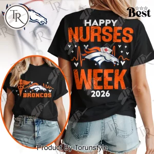 Denver Broncos NFL Happy Nurses Week 2026 Women’s T-Shirt